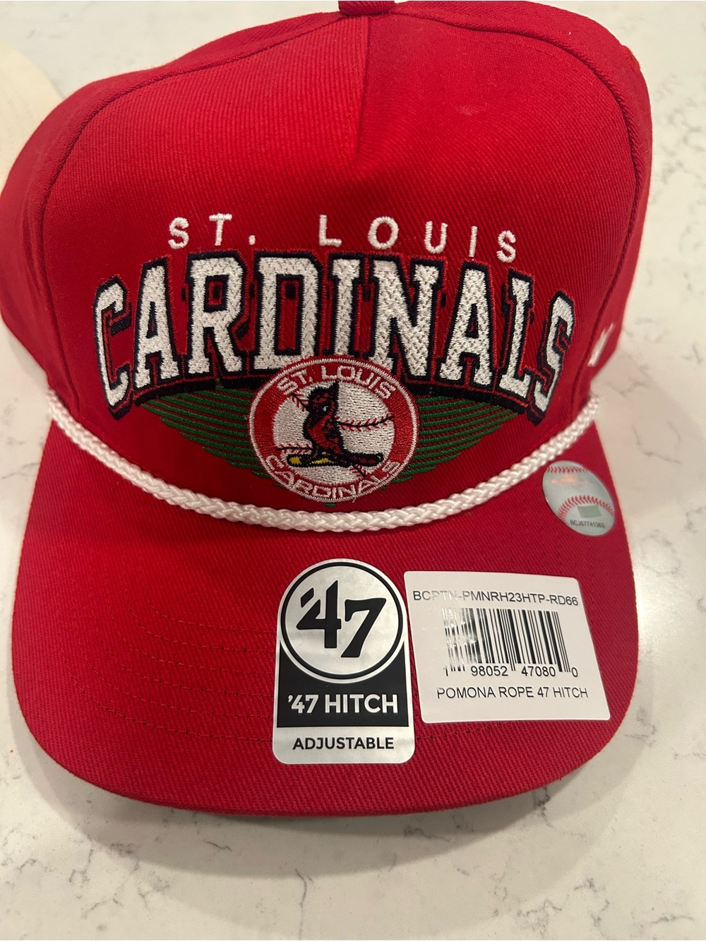 47 St. Louis Cardinals Red Pomona Rope Hat